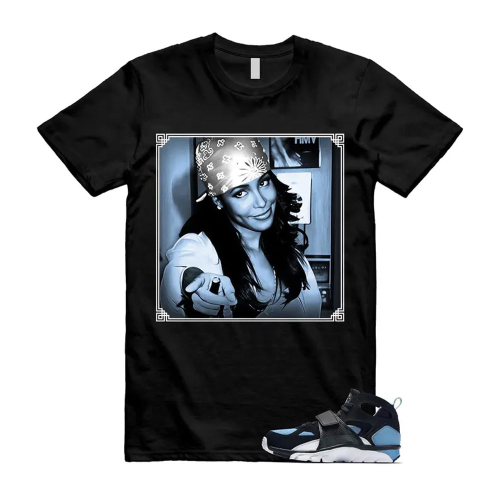Huarache Cool Blue Black White Air Trainer Shirt To Match Liyah T-Shirt 2024