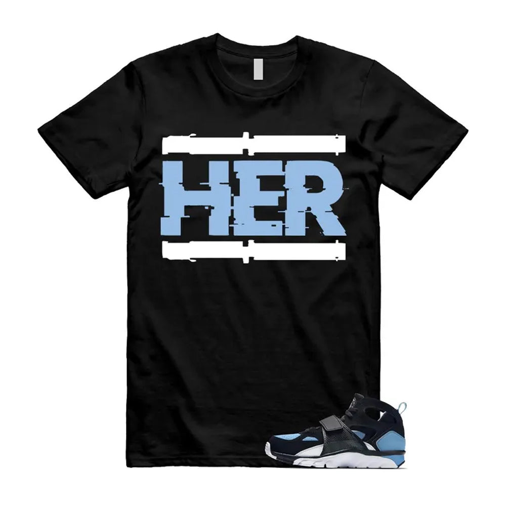 Huarache Cool Blue Black White Air Trainer Shirt To Match Her T-Shirt 2024