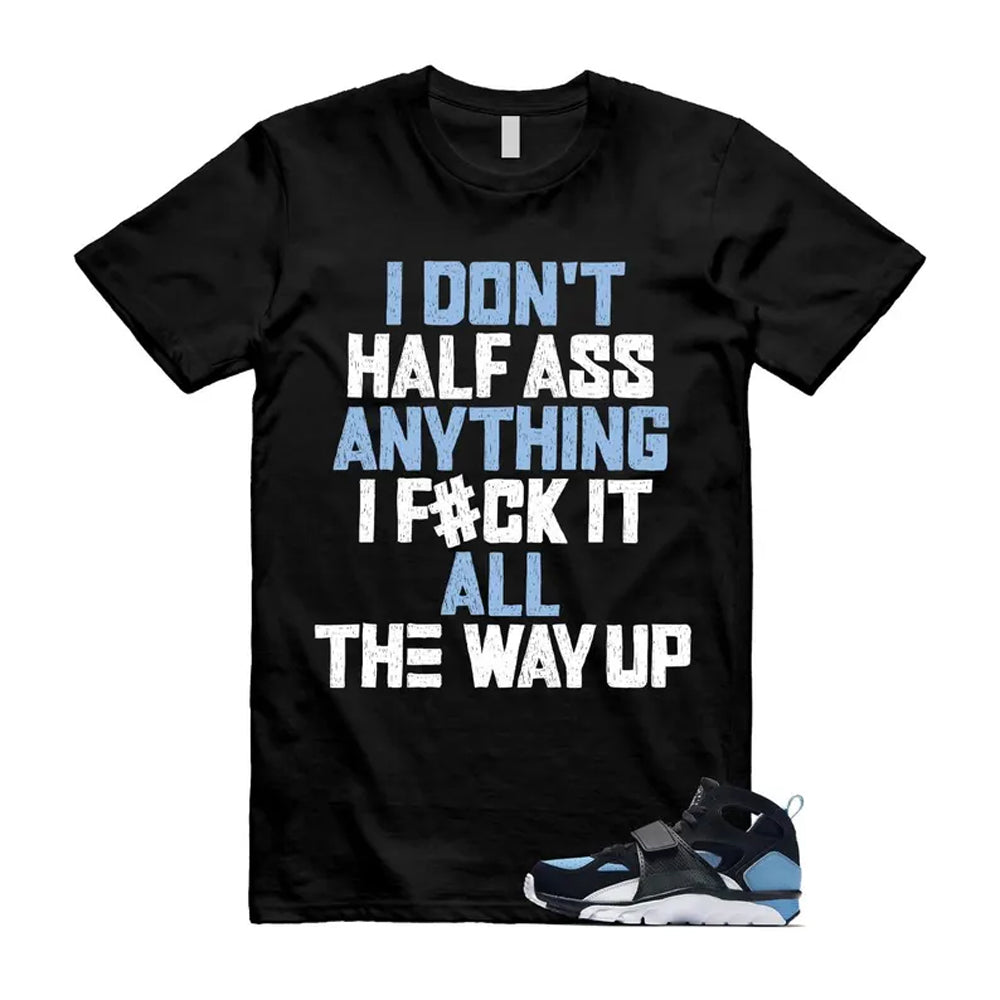 Huarache Cool Blue Black White Air Trainer Shirt To Match Half T-Shirt 2024