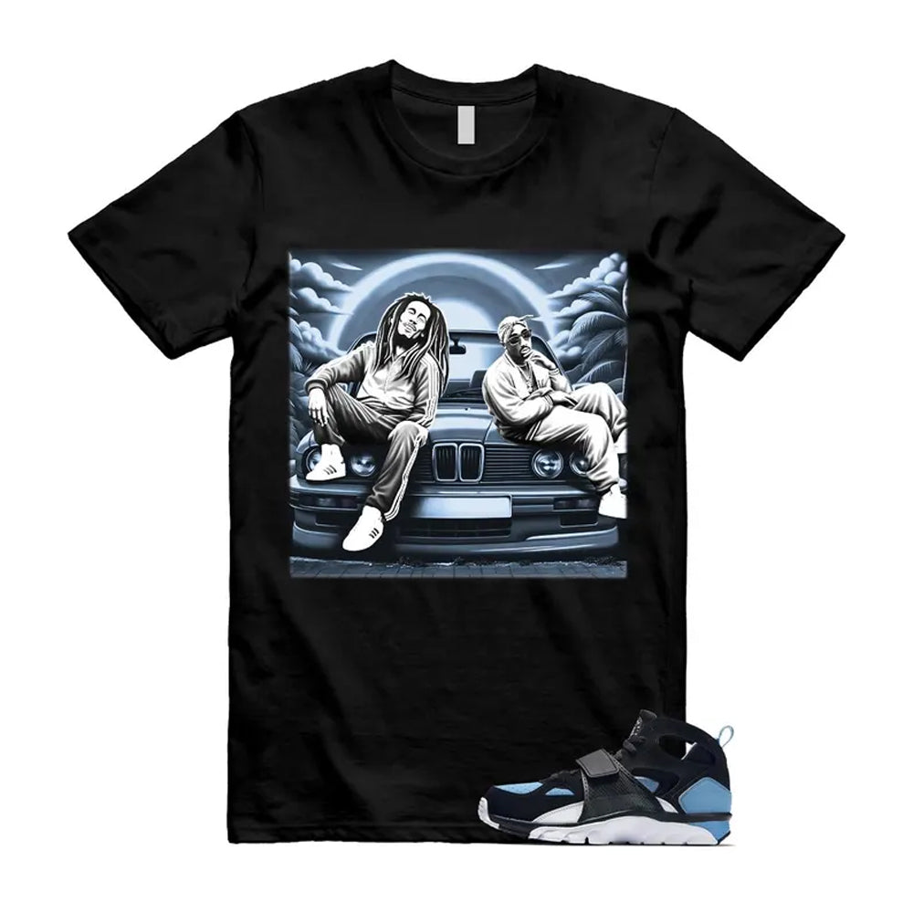 Huarache Cool Blue Black White Air Trainer Shirt To Match Bob Pac T-Shirt 2024