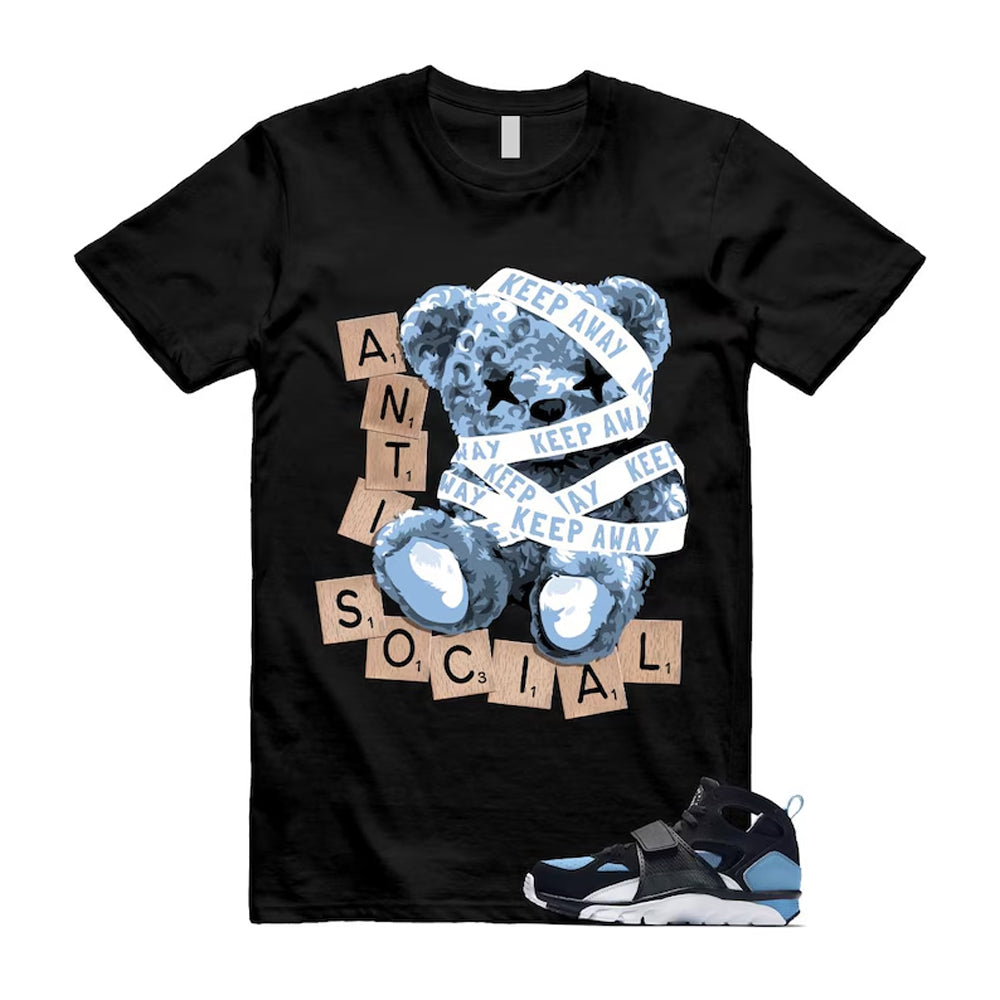 Huarache Cool Blue Black White Air Trainer Shirt To Match Anti Social Butterfly T-Shirt 2024