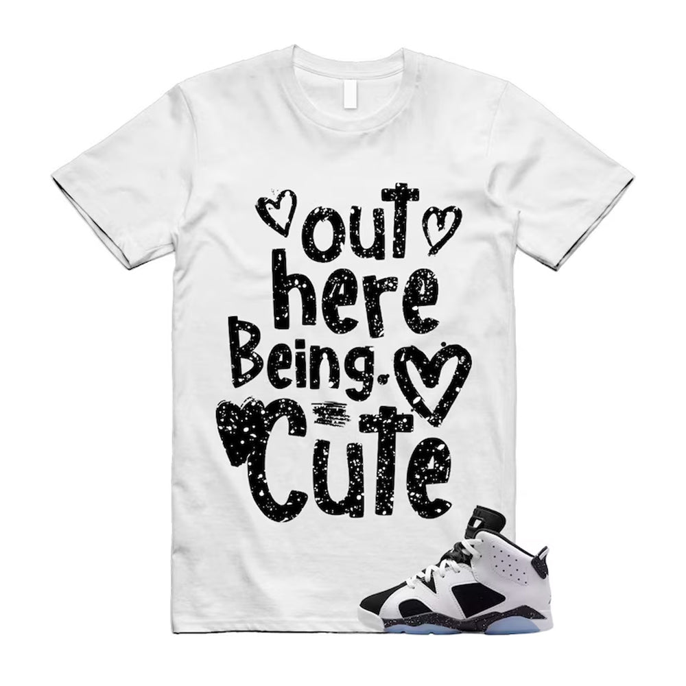 6s Retro Reverse Oreo 2026 Shirt To Match Out Here Being Cute T-Shirt