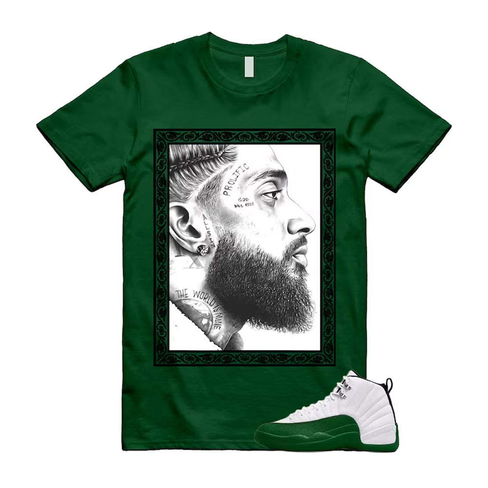 12 Bucks Green White Black Gorge Retro 2026 Shirt To Match Nip T-Shirt