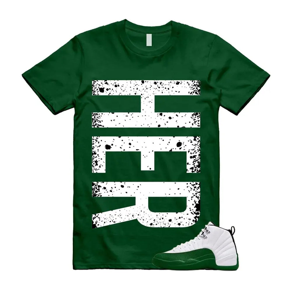 12 Bucks Green White Black Gorge Retro 2026 Shirt To Match Her Vert T-Shirt