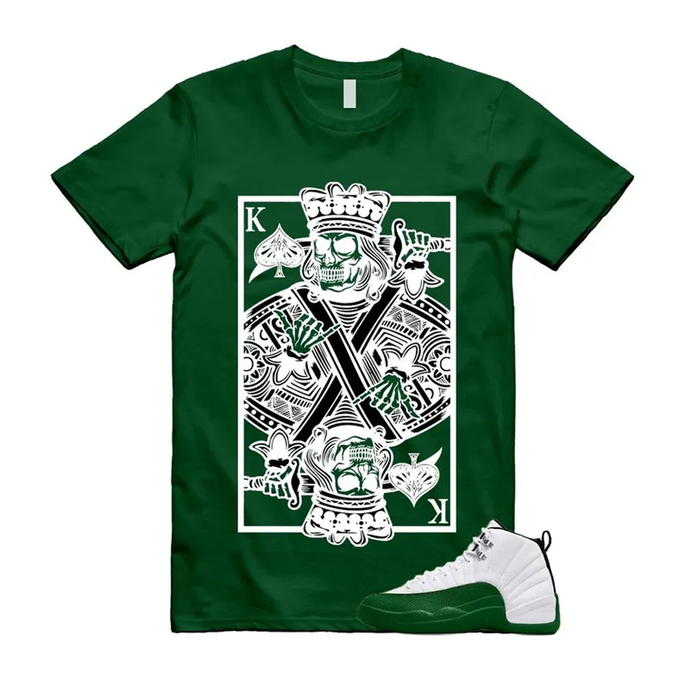 12 Bucks Green White Black Gorge Retro 2026 Shirt To Match King Card T-Shirt