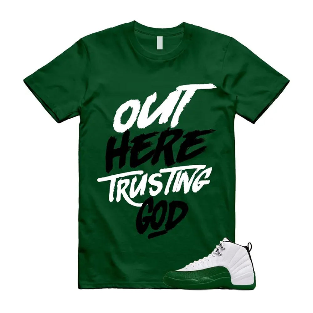 12 Bucks Green White Black Gorge Retro 2026 Shirt To Match Out Here Being Cute T-Shirt