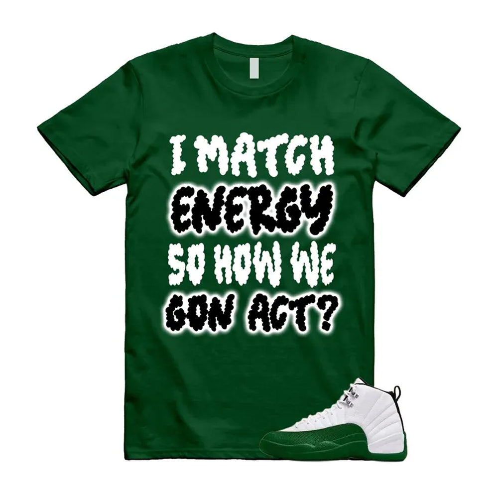 12 Bucks Green White Black Gorge Retro 2026 Shirt To Match I Match Energy T-Shirt