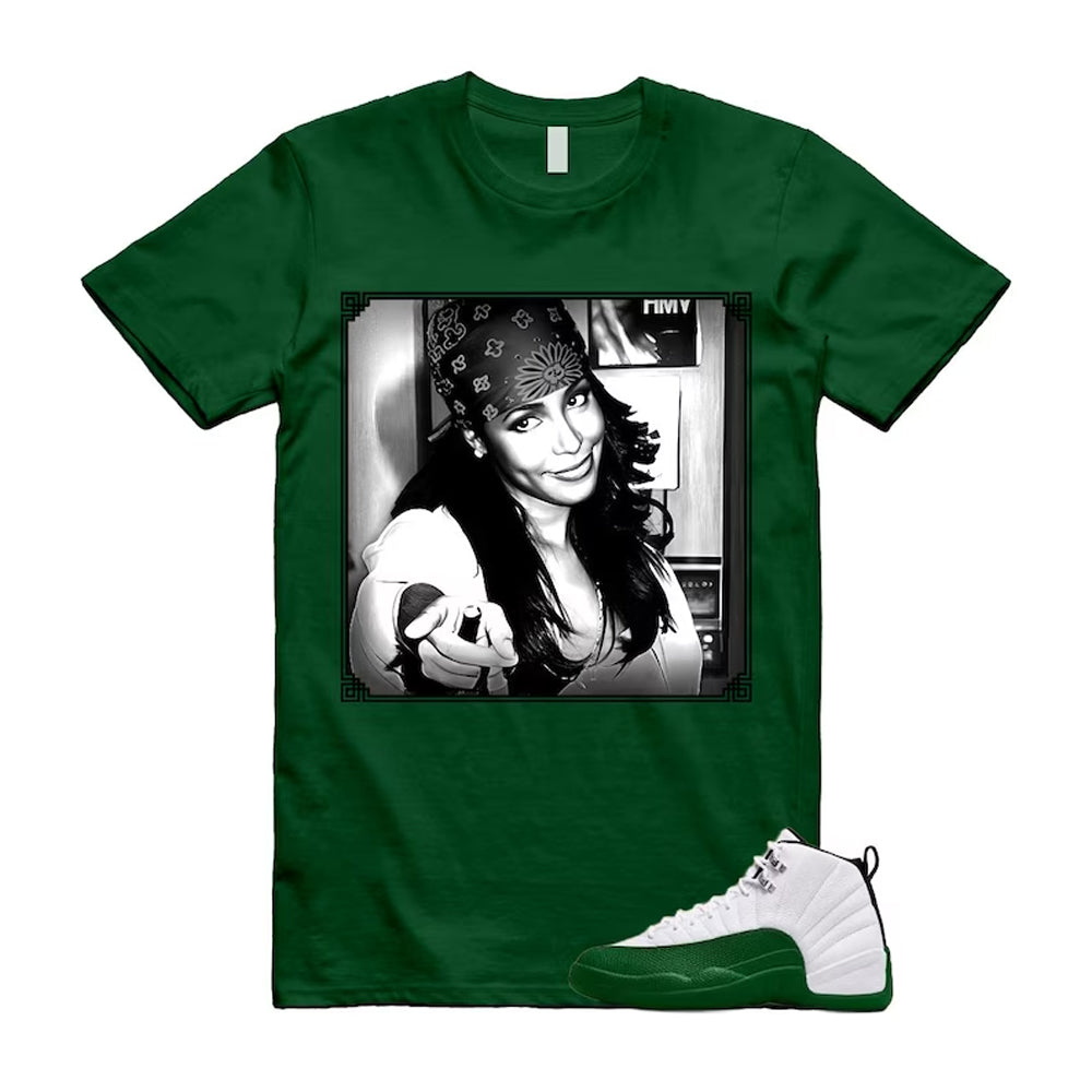 12 Bucks Green White Black Gorge Retro 2026 Shirt To Match Liyah T-Shirt