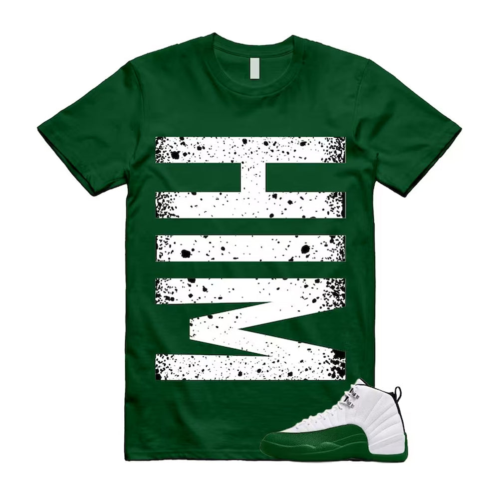 12 Bucks Green White Black Gorge Retro 2026 Shirt To Match Him Vert T-Shirt