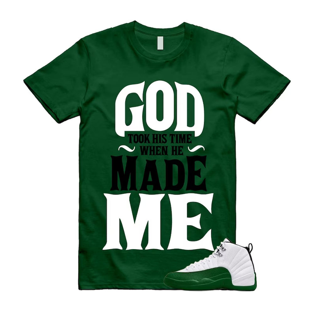 12 Bucks Green White Black Gorge Retro 2026 Shirt To Match God T-Shirt