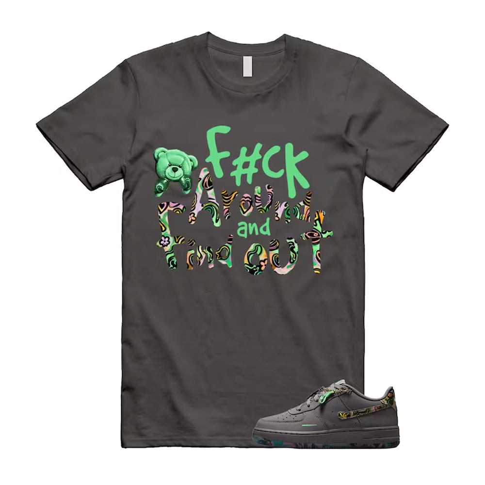 Air Force 1 Pencil Point Illusion Green Dark Raisin Grey 2026 Shirt To Match Fck T-Shirt