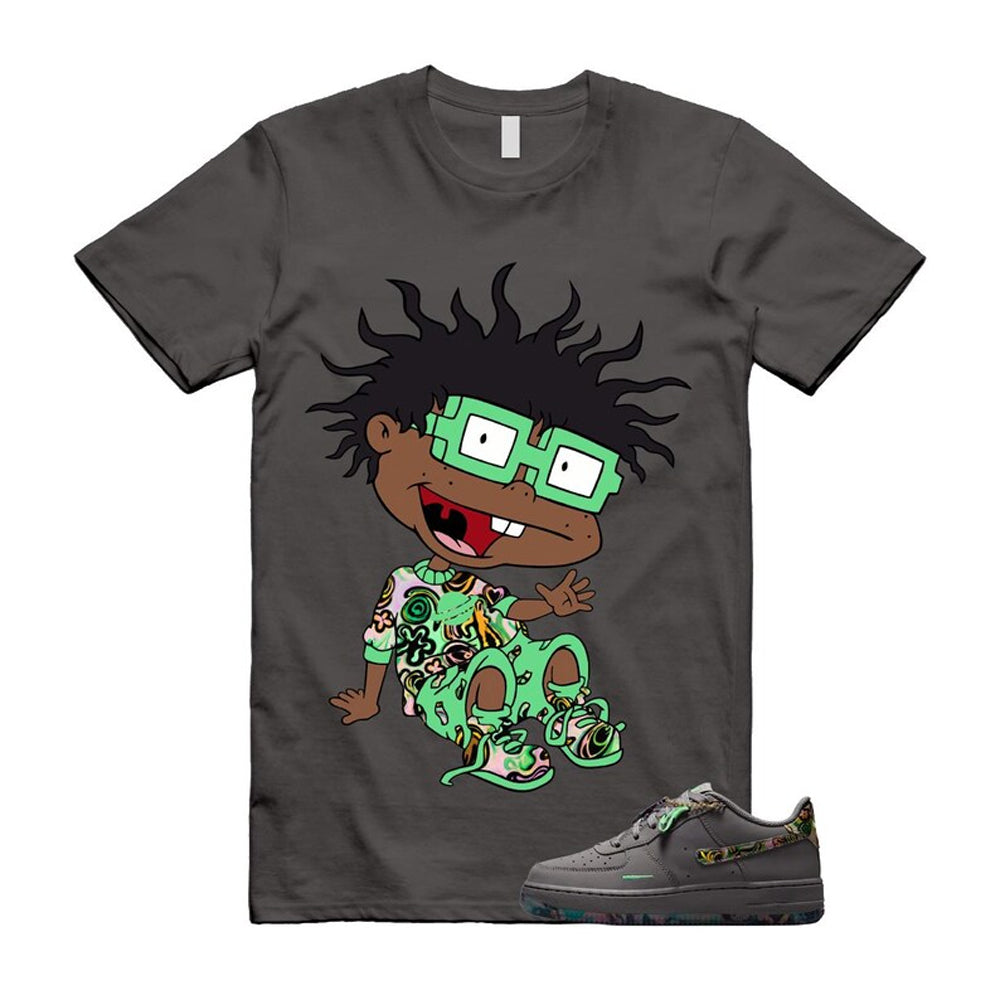 Air Force 1 Pencil Point Illusion Green Dark Raisin Grey 2026 Shirt To Match Finster T-Shirt