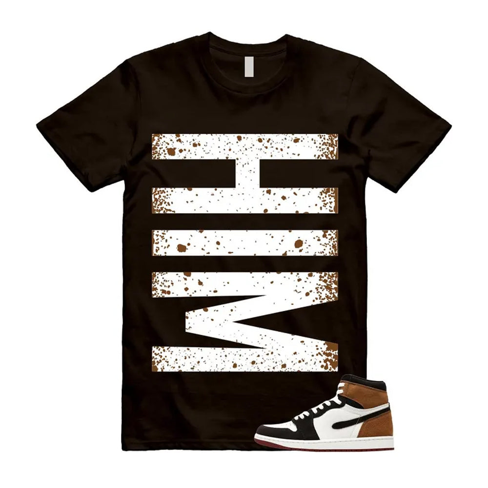 1 Love Letter Shadow Brown White Light British Tan Air High 2026 Shirt To Match Him Vert T-Shirt