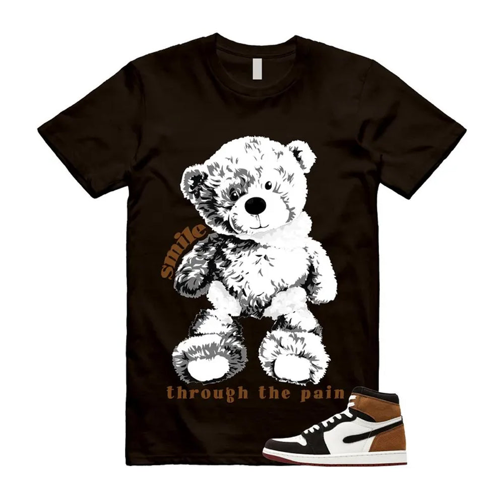 1 Love Letter Shadow Brown White Light British Tan Air High 2026 Shirt To Match Smile T-Shirt