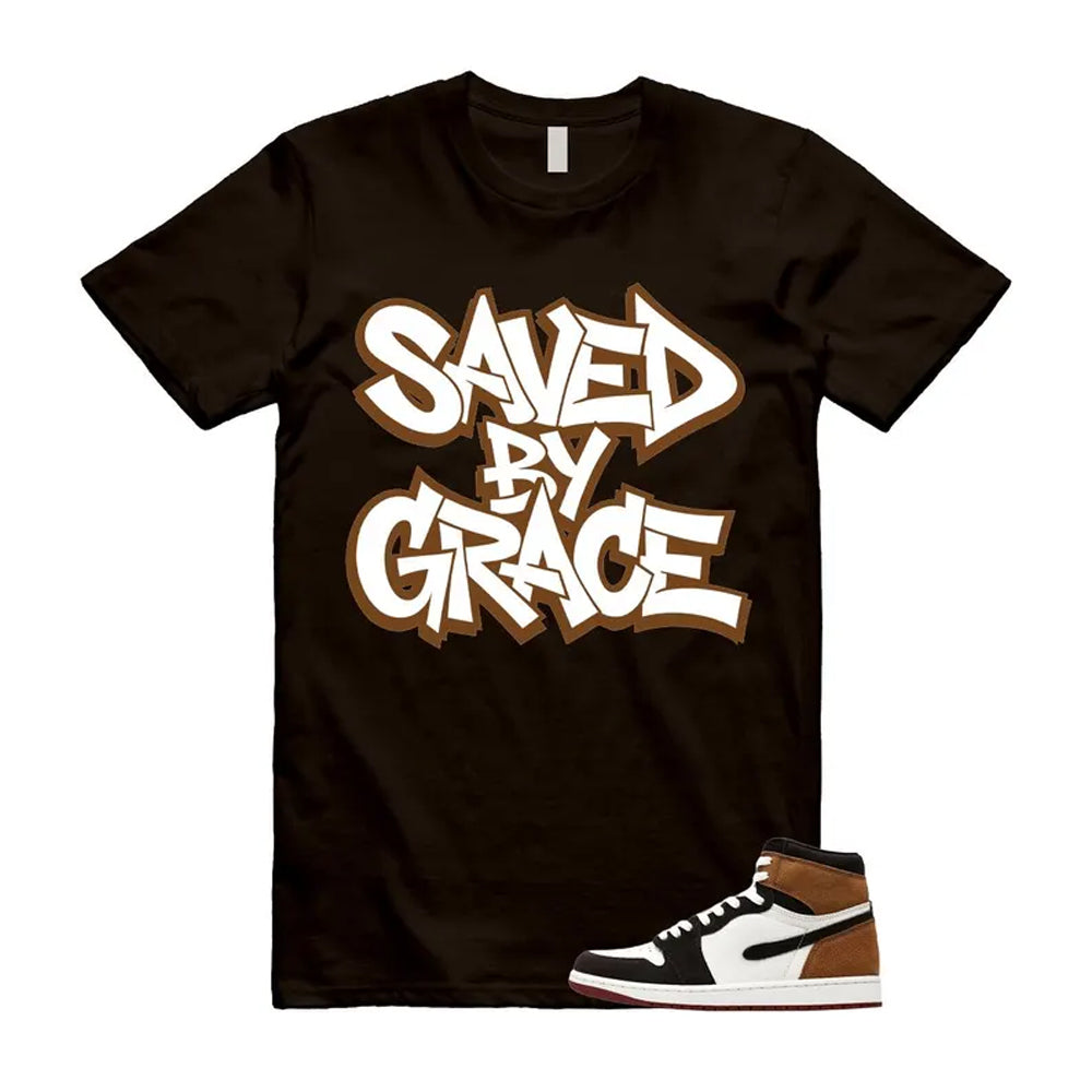 1 Love Letter Shadow Brown White Light British Tan Air High 2026 Shirt To Match Grace T-Shirt