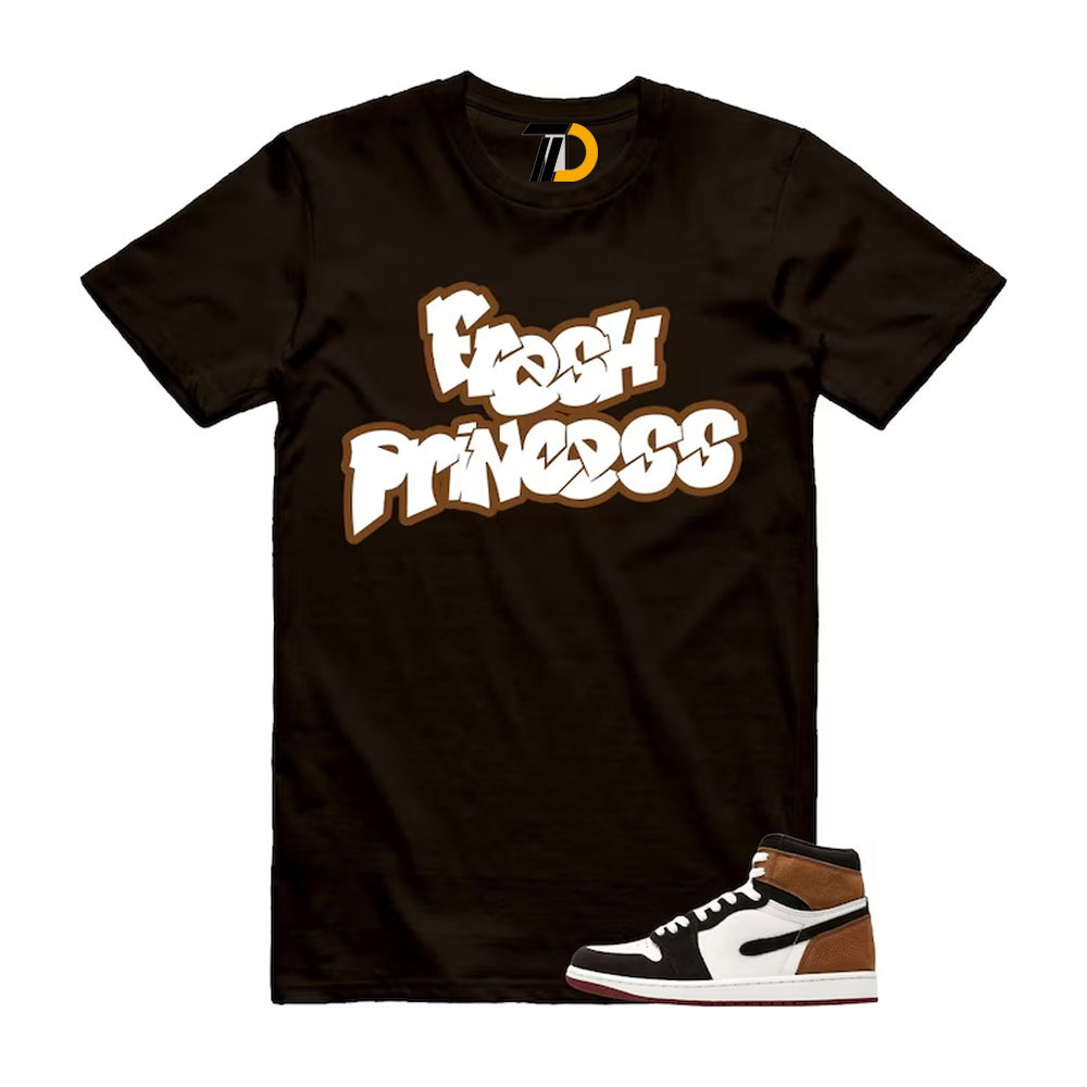 1 Love Letter Shadow Brown White Light British Tan Air High 2026 Shirt To Match Fresh Princess T-Shirt