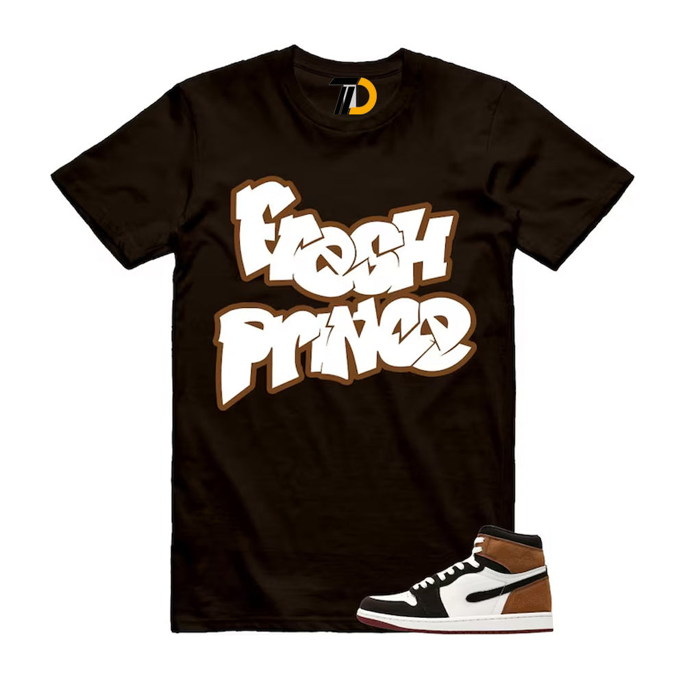 1 Love Letter Shadow Brown White Light British Tan Air High 2026 Shirt To Match Fresh Prince T-Shirt