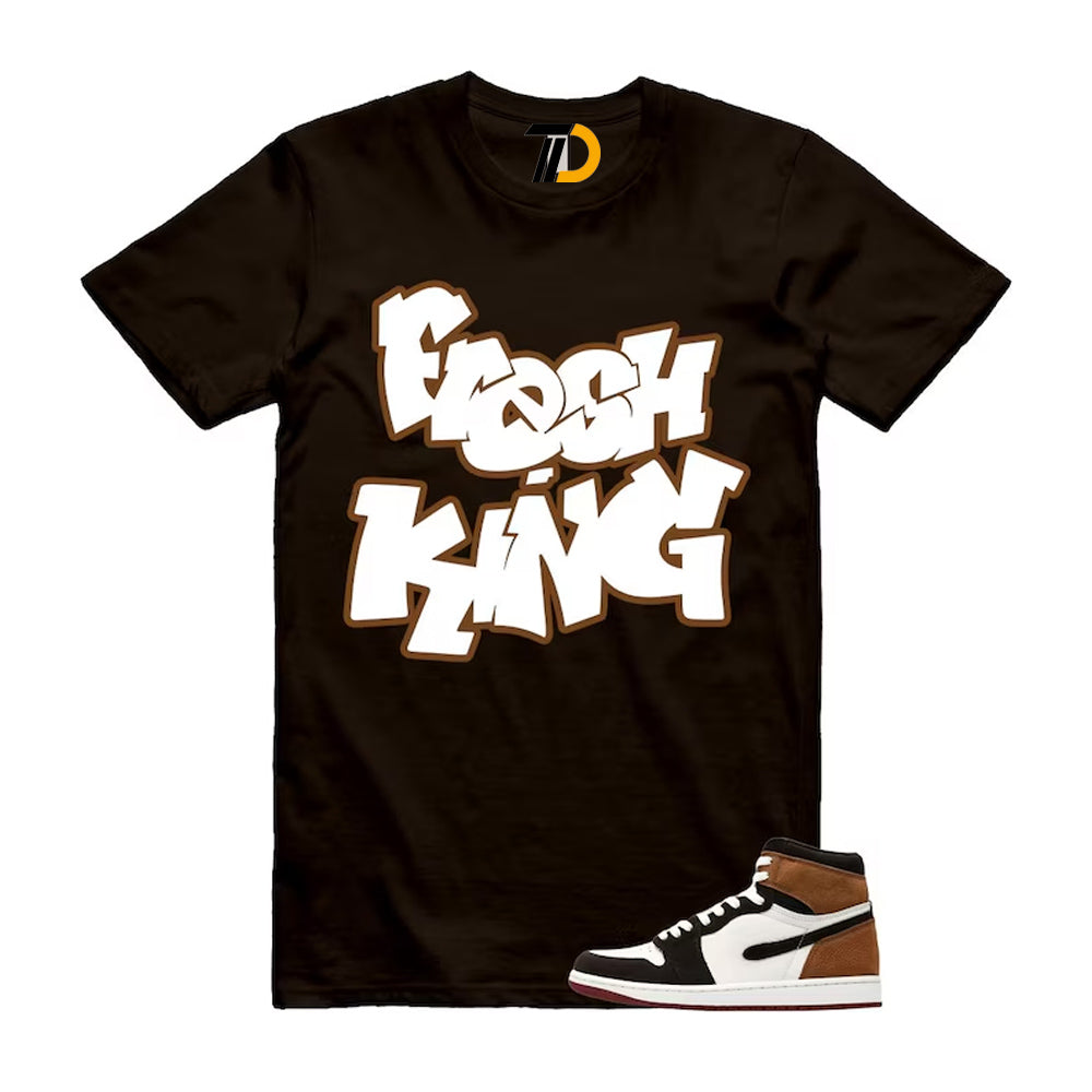 1 Love Letter Shadow Brown White Light British Tan Air High 2026 Shirt To Match Fresh King T-Shirt