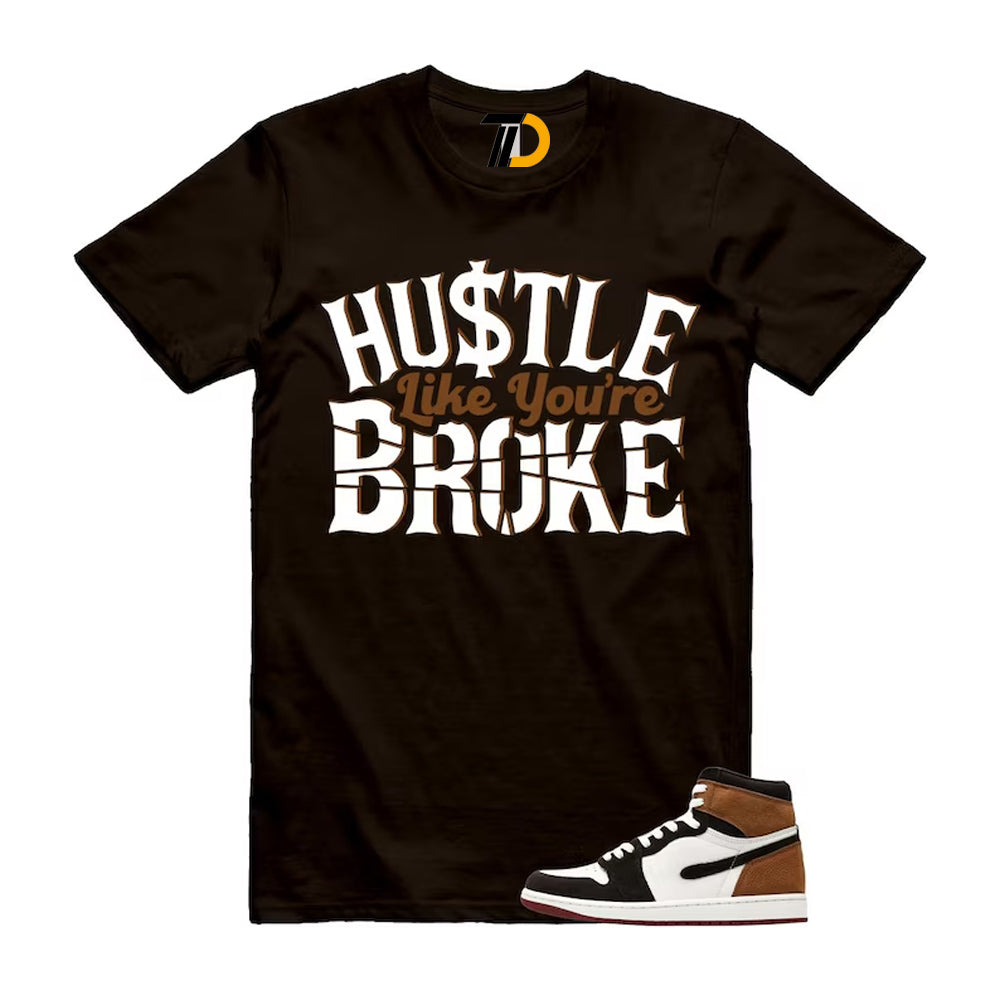 1 Love Letter Shadow Brown White Light British Tan Air High 2026 Shirt To Match Broke T-Shirt