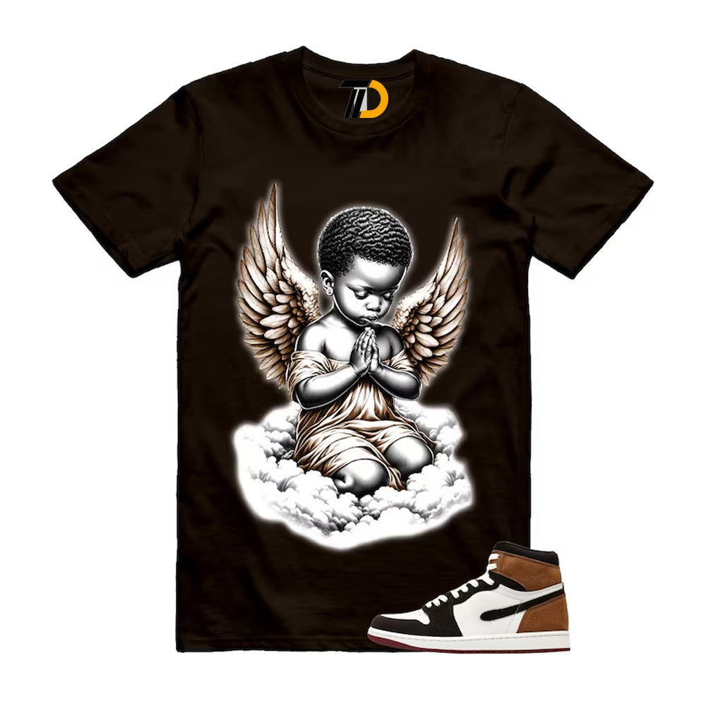 1 Love Letter Shadow Brown White Light British Tan Air High 2026 Shirt To Match Angel T-Shirt