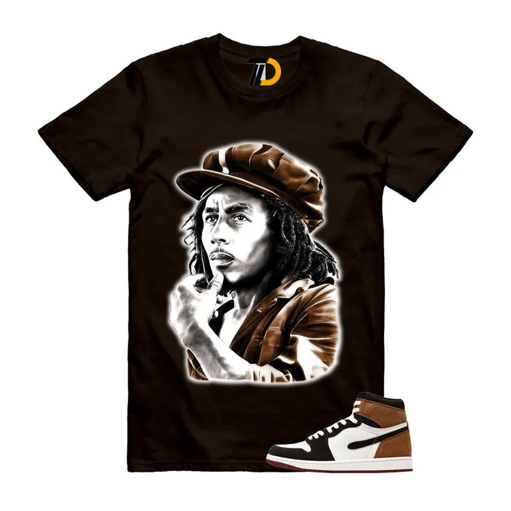 1 Love Letter Shadow Brown White Light British Tan Air High 2026 Shirt To Match Marley T-Shirt