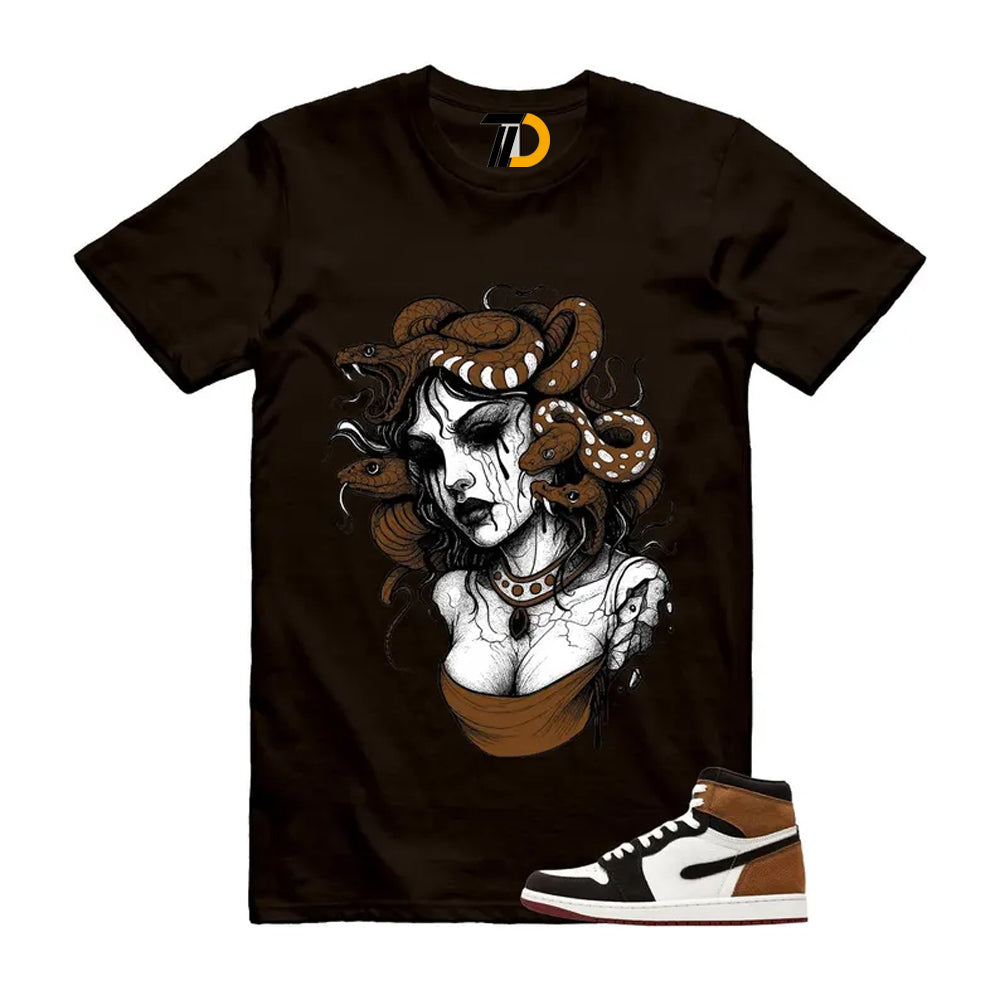 1 Love Letter Shadow Brown White Light British Tan Air High 2026 Shirt To Match Snakes T-ShirT