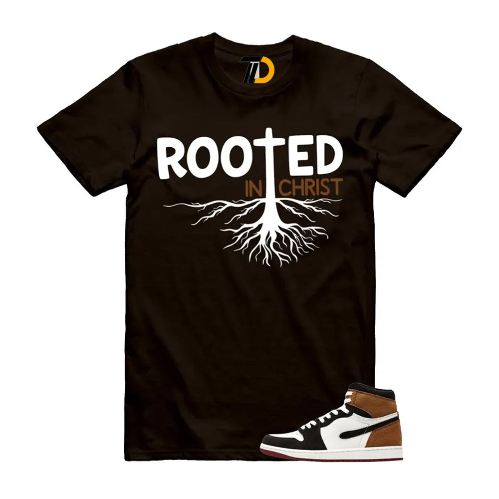 1 Love Letter Shadow Brown White Light British Tan Air High 2026 Shirt To Match Rooted T-ShirT