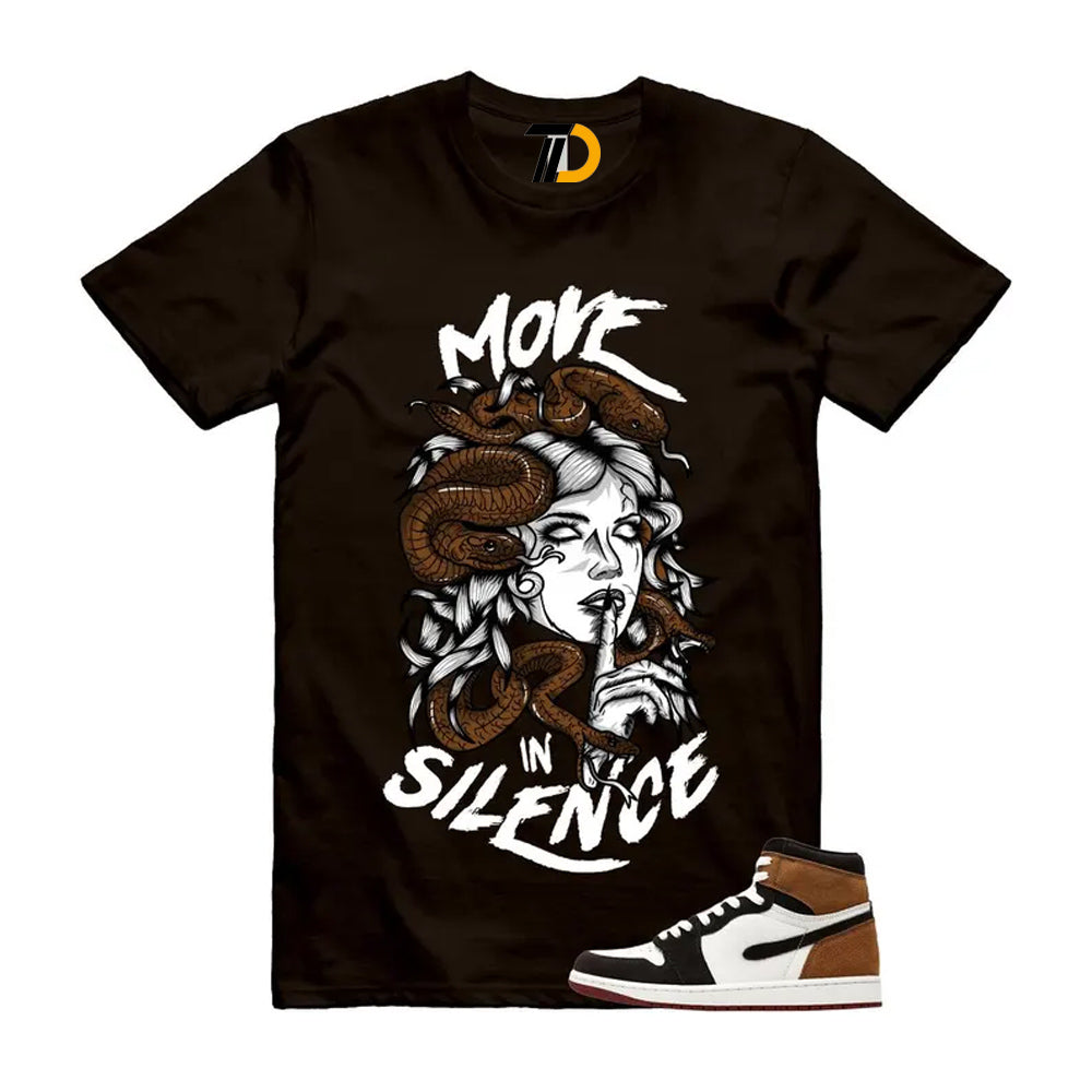 1 Love Letter Shadow Brown White Light British Tan Air High 2026 Shirt To Match Move In Silence T-ShirT