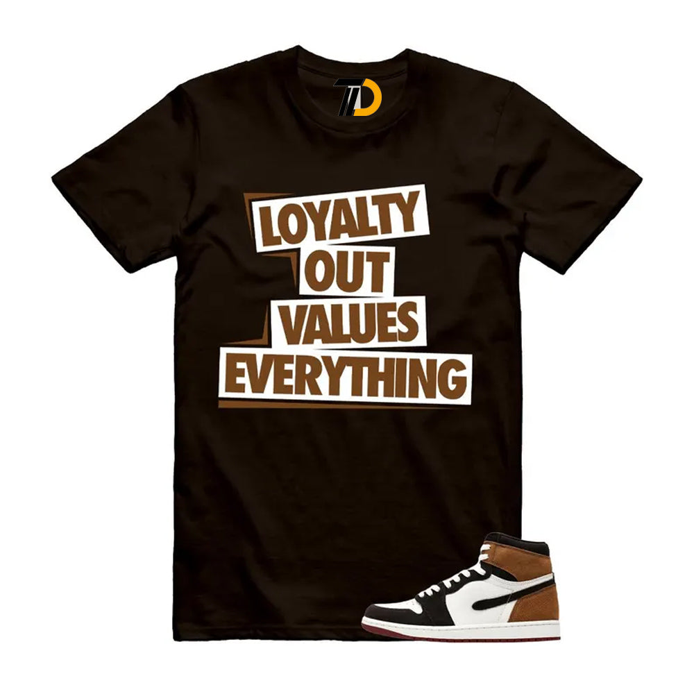 1 Love Letter Shadow Brown White Light British Tan Air High 2026 Shirt To Match Love T-ShirT