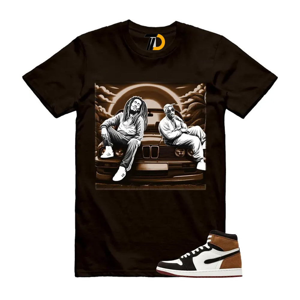 1 Love Letter Shadow Brown White Light British Tan Air High 2026 Shirt To Match Bob Pac T-Shirt