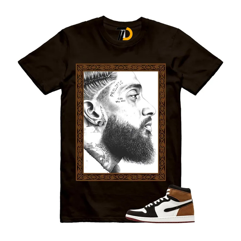 1 Love Letter Shadow Brown White Light British Tan Air High 2026 Shirt To Match Nip T-Shirt