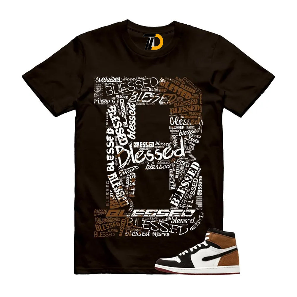 1 Love Letter Shadow Brown White Light British Tan Air High 2026 Shirt To Match B T-Shirt