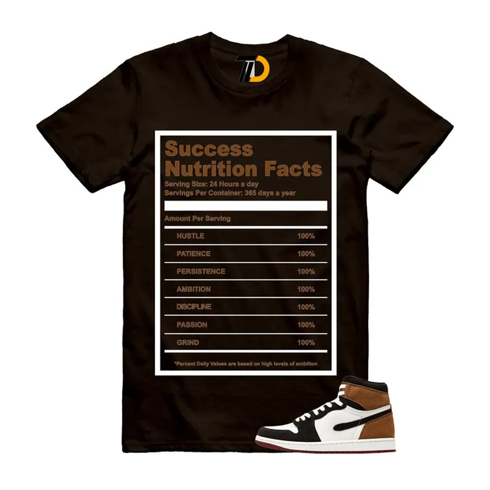 1 Love Letter Shadow Brown White Light British Tan Air High 2026 Shirt To Match Success T-Shirt