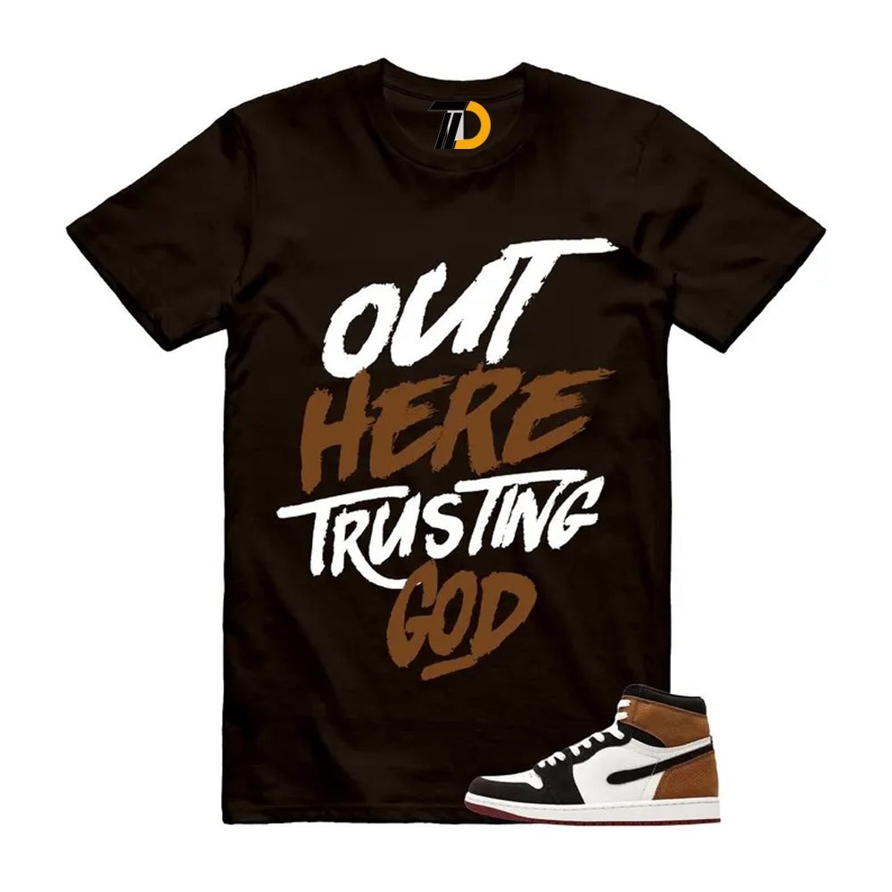 1 Love Letter Shadow Brown White Light British Tan Air High 2026 Shirt To Match God T-Shirt