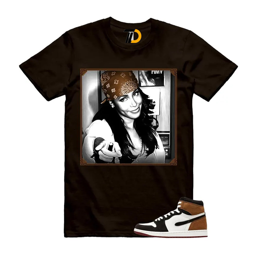 1 Love Letter Shadow Brown White Light British Tan Air High 2026 Shirt To Match Liyah T-Shirt