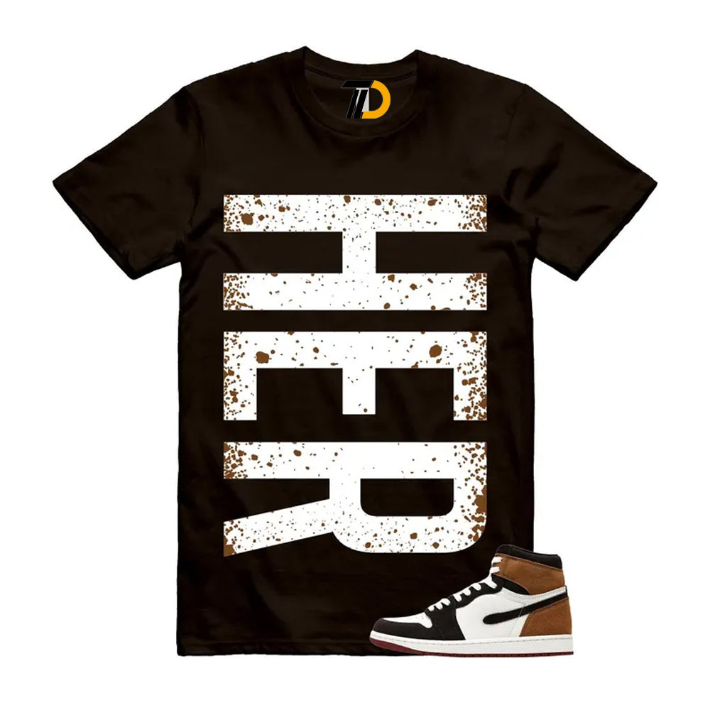1 Love Letter Shadow Brown White Light British Tan Air High 2026 Shirt To Match Her Vert T-Shirt