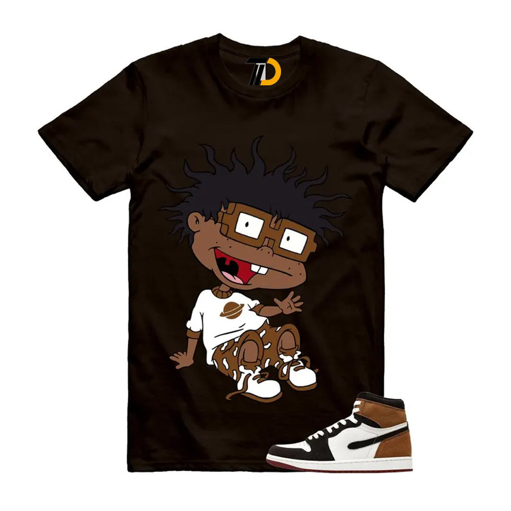1 Love Letter Shadow Brown White Light British Tan Air High 2026 Shirt To Match Finster T-Shirt