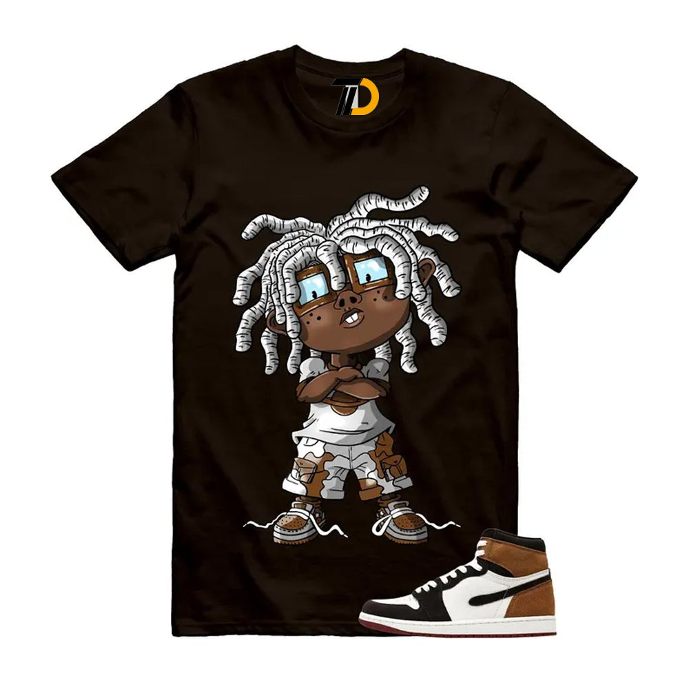 1 Love Letter Shadow Brown White Light British Tan Air High 2026 Shirt To Match Chongo T-Shirt
