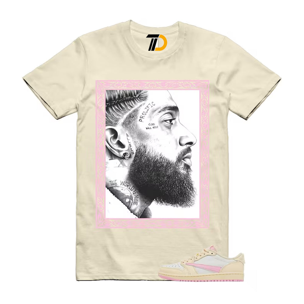 1 Shy Pink Muslin Sail Retro Low OG SP 2026 Shirt To Match Nip T-Shirt