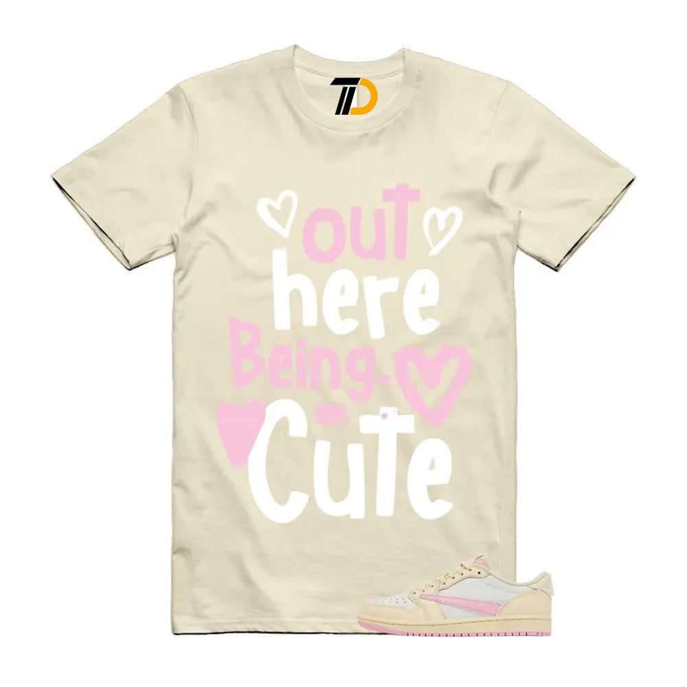 1 Shy Pink Muslin Sail Retro Low OG SP 2026 Shirt To Match Out Here Being Cute T-Shirt