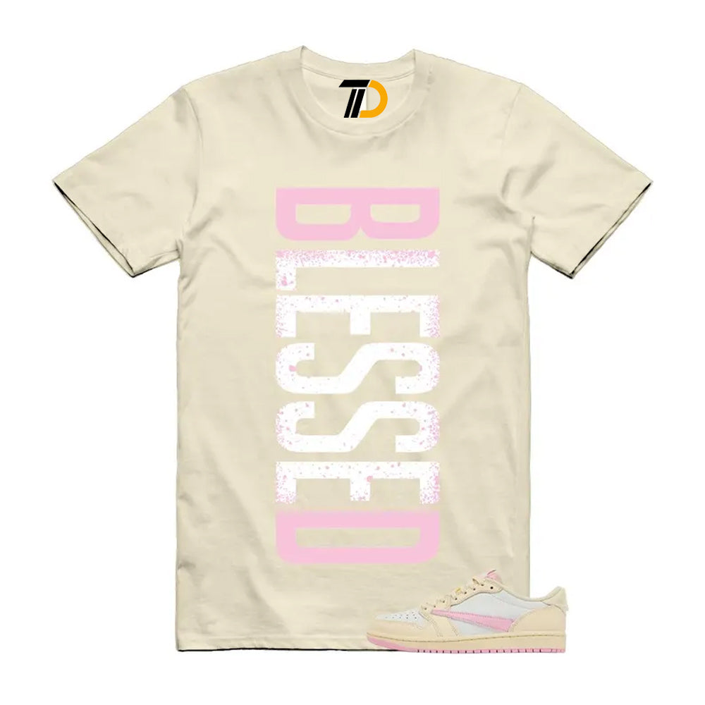 1 Shy Pink Muslin Sail Retro Low OG SP 2026 Shirt To Match Vertbls T-Shirt