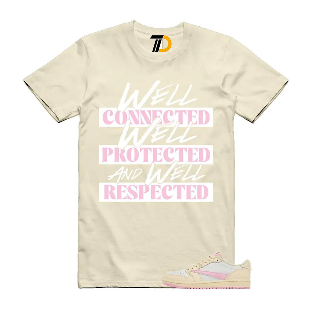 1 Shy Pink Muslin Sail Retro Low OG SP 2026 Shirt To Match Well T-Shirt