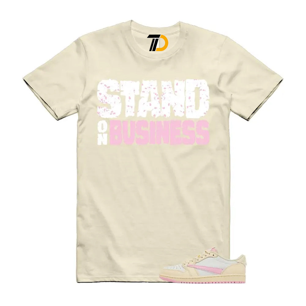 1 Shy Pink Muslin Sail Retro Low OG SP 2026 Shirt To Match Stand On Business T-Shirt