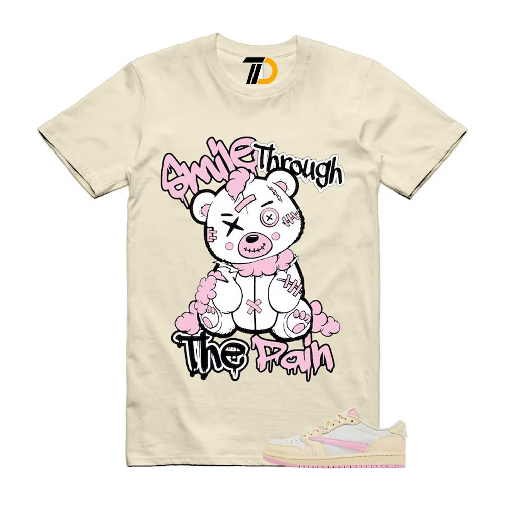 1 Shy Pink Muslin Sail Retro Low OG SP 2026 Shirt To Match Smile Through The Pain T-Shirt