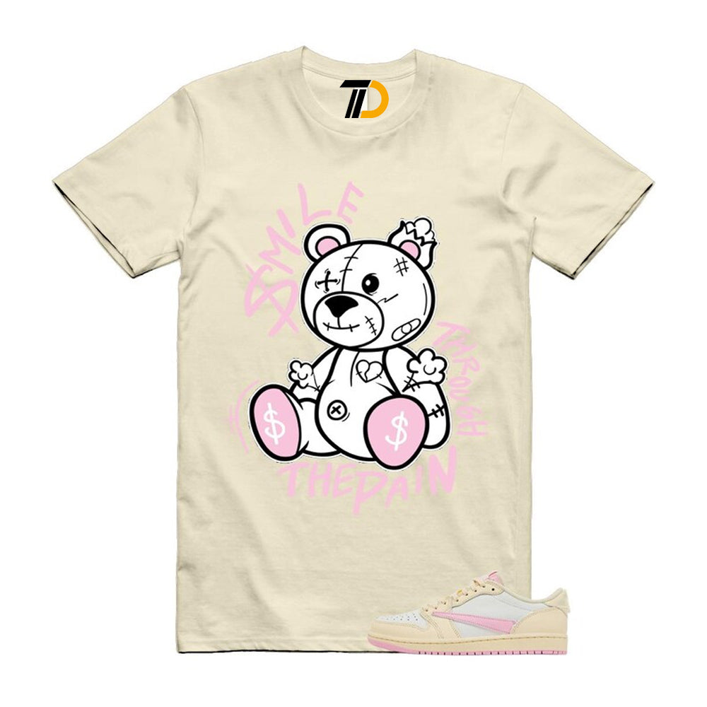 1 Shy Pink Muslin Sail Retro Low OG SP 2026 Shirt To Match Smile Through The Pain T-Shirt