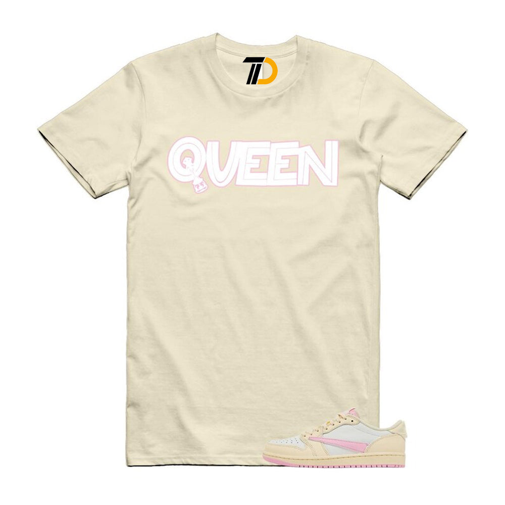 1 Shy Pink Muslin Sail Retro Low OG SP 2026 Shirt To Match Queen T-Shirt