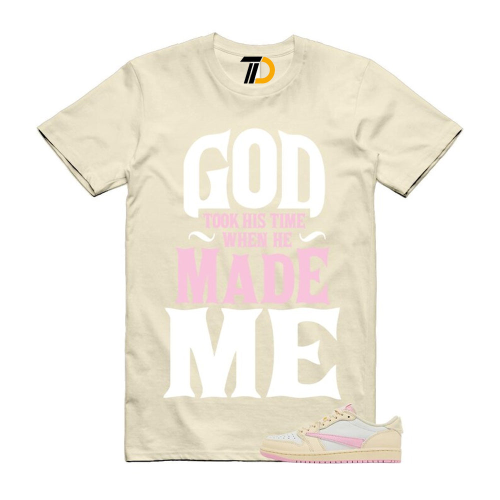 1 Shy Pink Muslin Sail Retro Low OG SP 2026 Shirt To Match Made Me T-Shirt