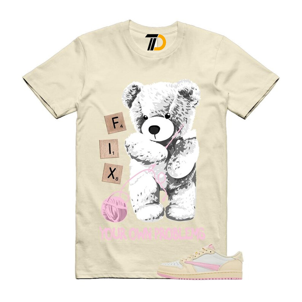 1 Shy Pink Muslin Sail Retro Low OG SP 2026 Shirt To Match Fix T-Shirt
