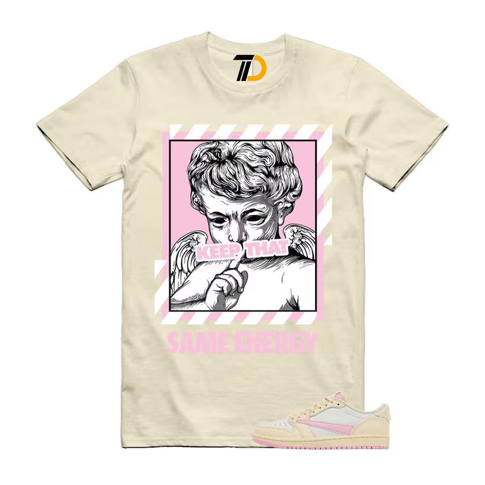 1 Shy Pink Muslin Sail Retro Low OG SP 2026 Shirt To Match Same Energy T-Shirt