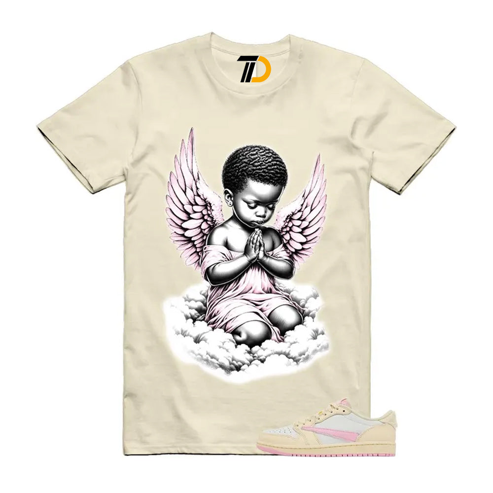 1 Shy Pink Muslin Sail Retro Low OG SP 2026 Shirt To Match Angel T-Shirt